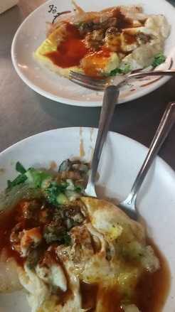 Oyster pancake Oyster pancake