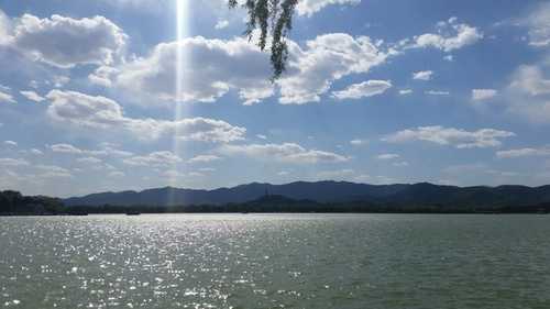 Yes, this is Beijing. Look at the beautiful skies. summer palace