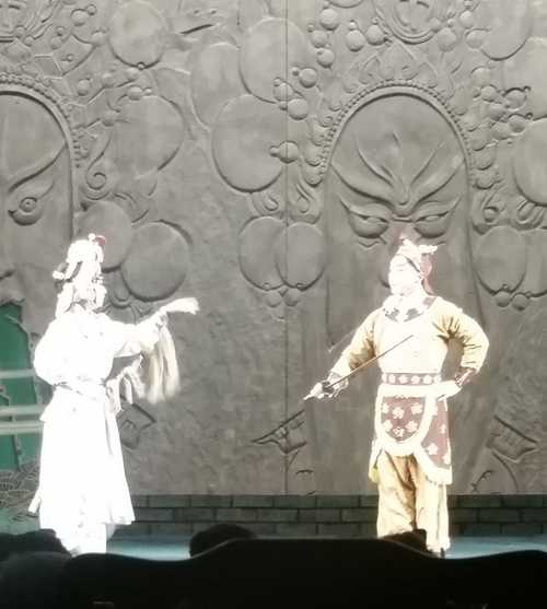 Two Chinese opera performers Two Chinese opera performers