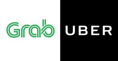 grab/uber logo grab/uber logo