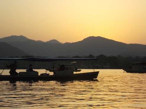 Sunset on West Lake Sunset on West Lake